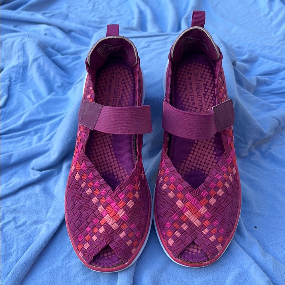 Colorful Woven Slip-On Shoes